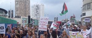 Gaza march for peace photo - Brighton, England